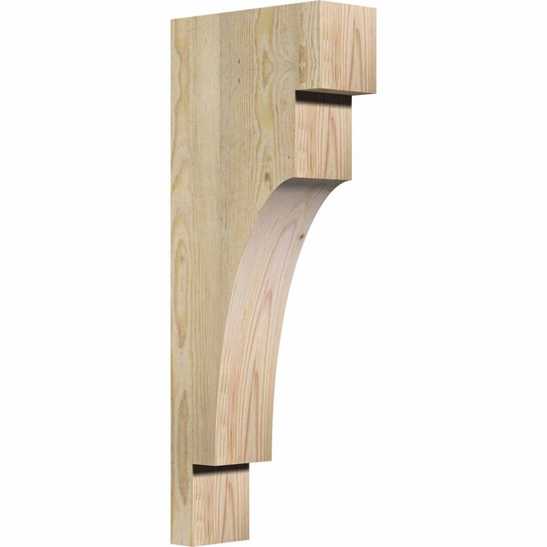 Ekena Millwork Mediterranean Rough Sawn Corbel, Douglas Fir, 4"W x 10"D x 26"H COR04X10X26MED00RDF - main